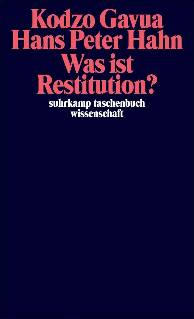 Was ist Restitution? - Neuware