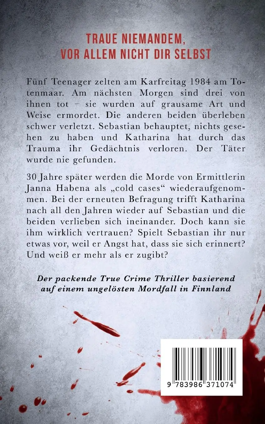 Rückseite: 9783986371074 | Kaltes Vergessen | Eva-Maria Silber | Taschenbuch | Paperback | 272 S.