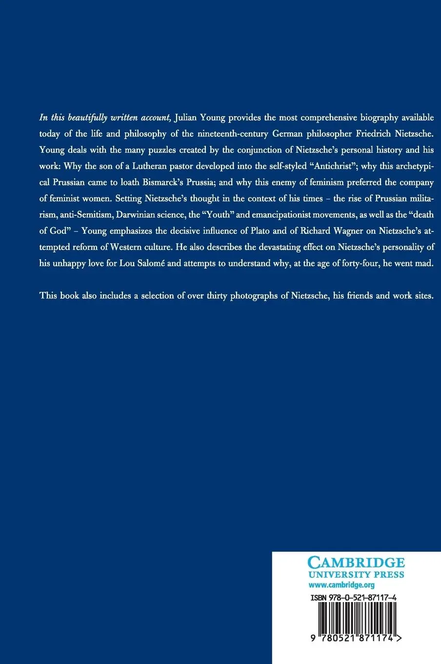 Rückseite: 9780521871174 | Friedrich Nietzsche | Julian Young | Buch | Englisch | 2017