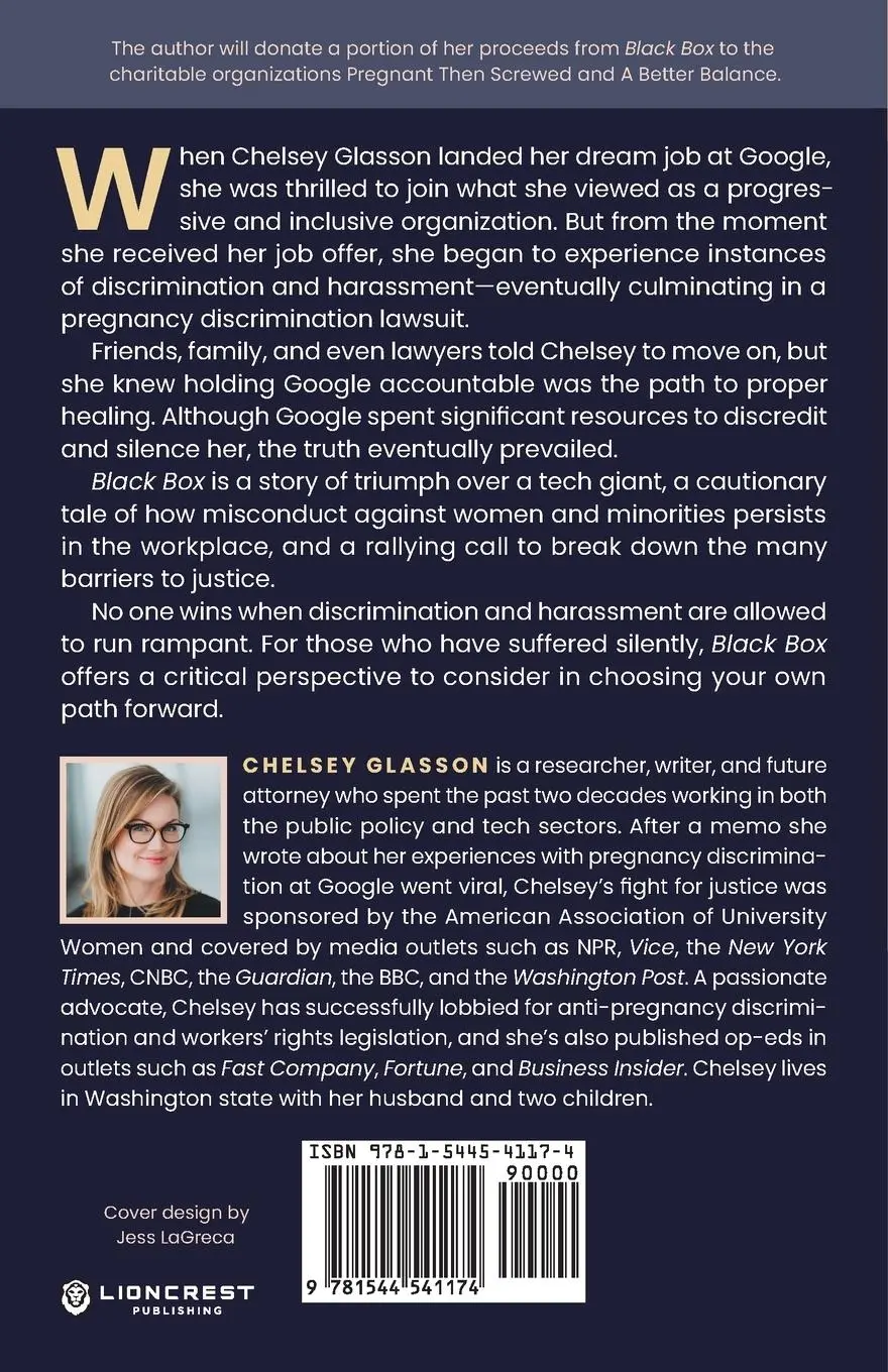 Rückseite: 9781544541174 | Black Box | A Pregnancy Discrimination Memoir | Chelsey Glasson | Buch