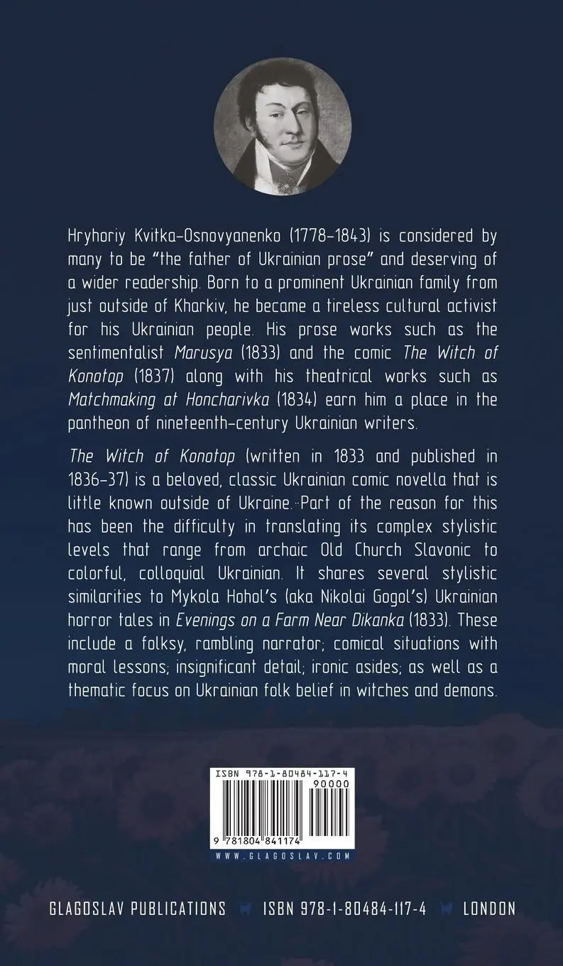 Rückseite: 9781804841174 | The Witch of Konotop | Hryhoriy Kvitka-Osnovyanenko | Buch | Englisch