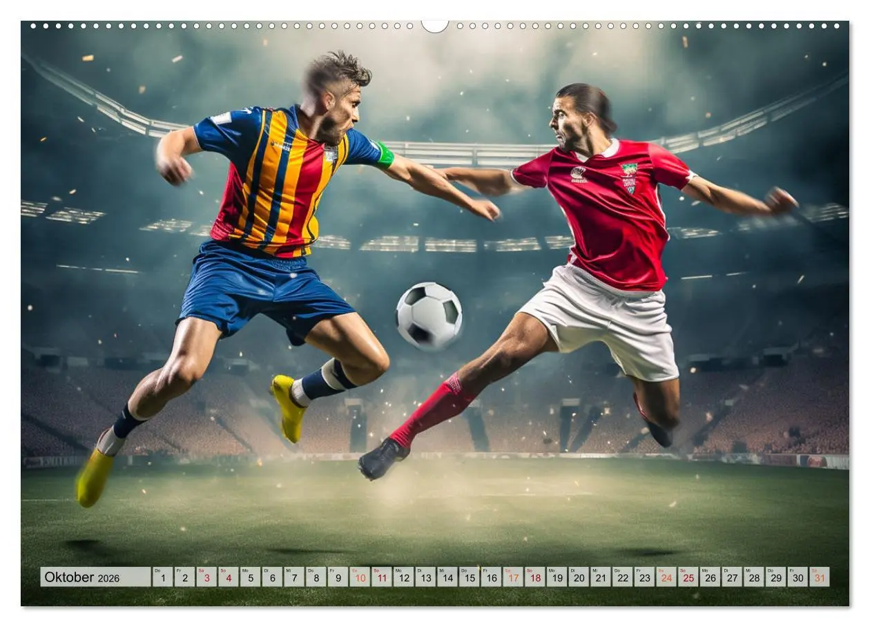 Bild: 9783457461174 | Fussball - Zweikampf (hochwertiger Premium Wandkalender 2026 DIN A2...