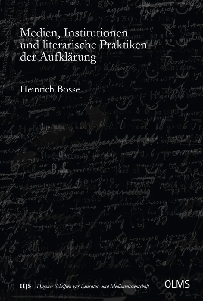 Cover: 9783487161174 | Medien, Institutionen und literarische Praktiken der Aufklärung | Buch