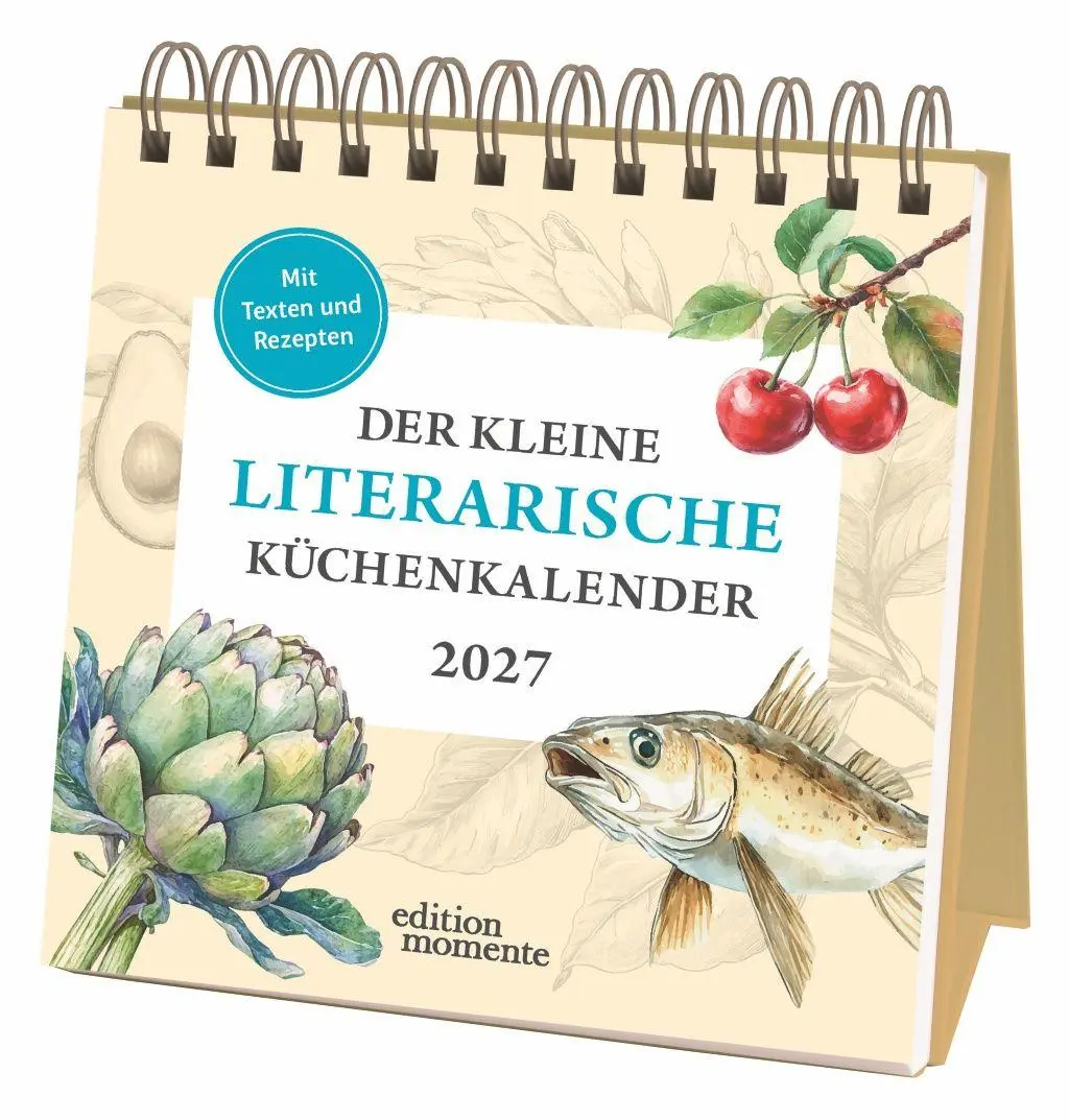 Cover: 9783840041174 | Der kleine literarische Küchenkalender Premium-Postkartenkalender...