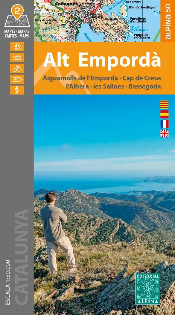 Cover: 9788470111174 | Alt Emporda | 1:50000 | (Land-)Karte | Alpina Editorial Wanderkarte