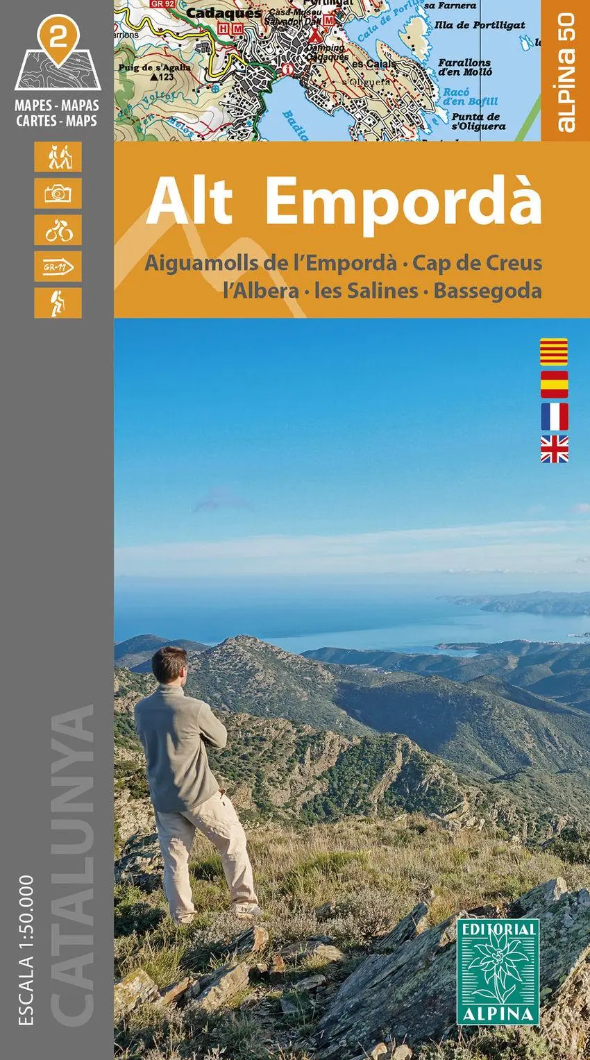 Bild: 9788470111174 | Alt Emporda | 1:50000 | (Land-)Karte | Alpina Editorial Wanderkarte