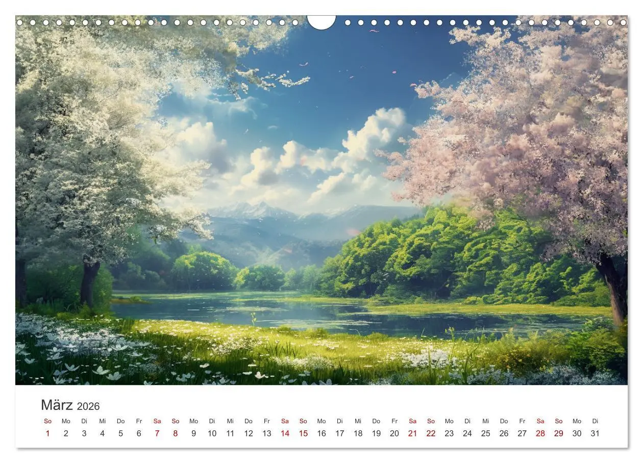 Bild: 9783457451274 | Anime - Welten: Eine Reise durch verträumte Welten (Wandkalender...