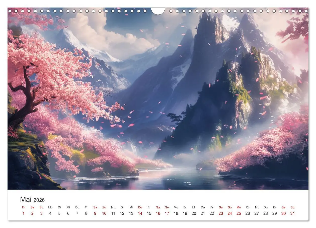 Bild: 9783457451274 | Anime - Welten: Eine Reise durch verträumte Welten (Wandkalender...
