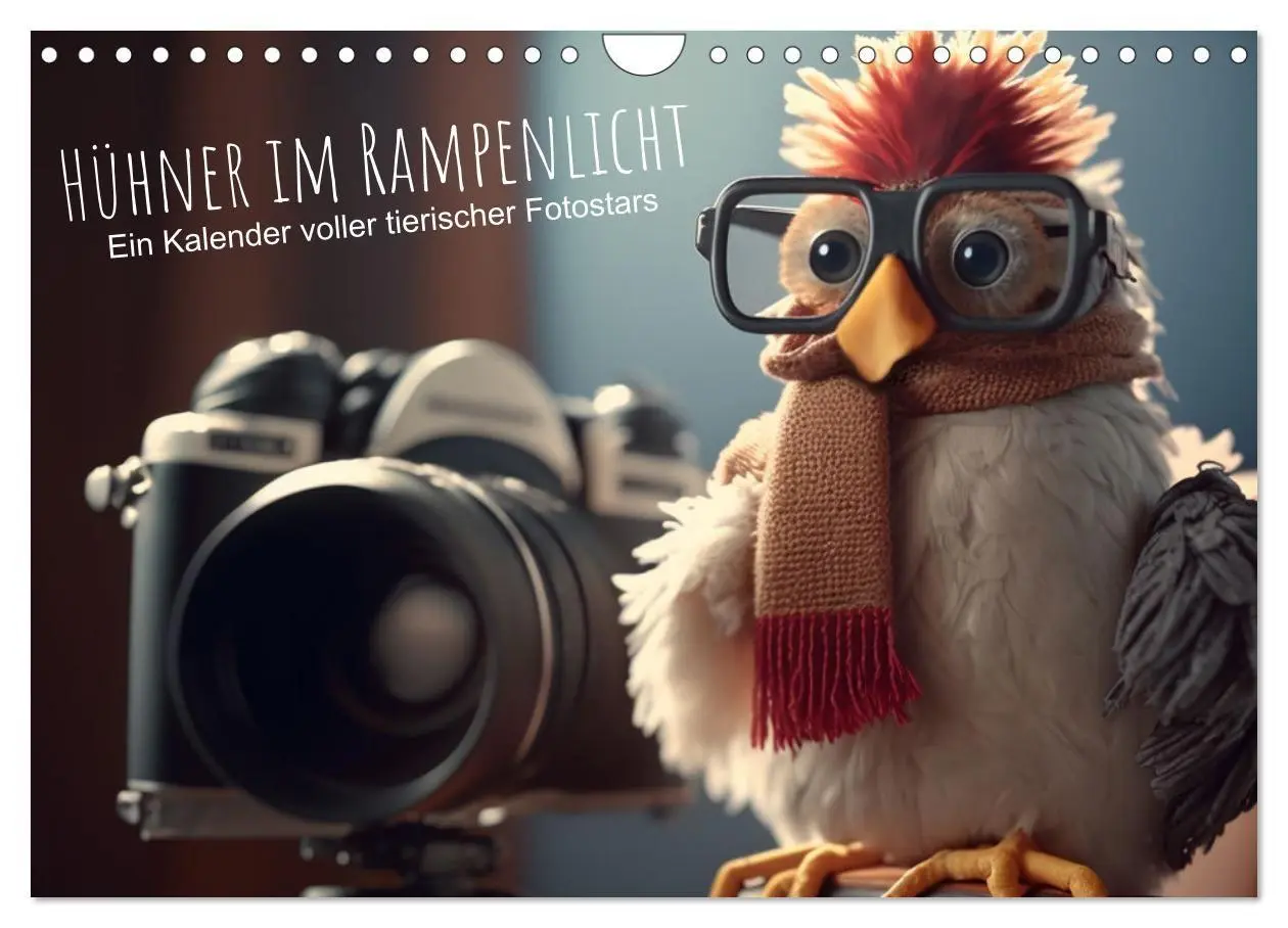 Cover: 9783569321274 | Hühner im Rampenlicht Ein Kalender voller tierischer Fotostars...
