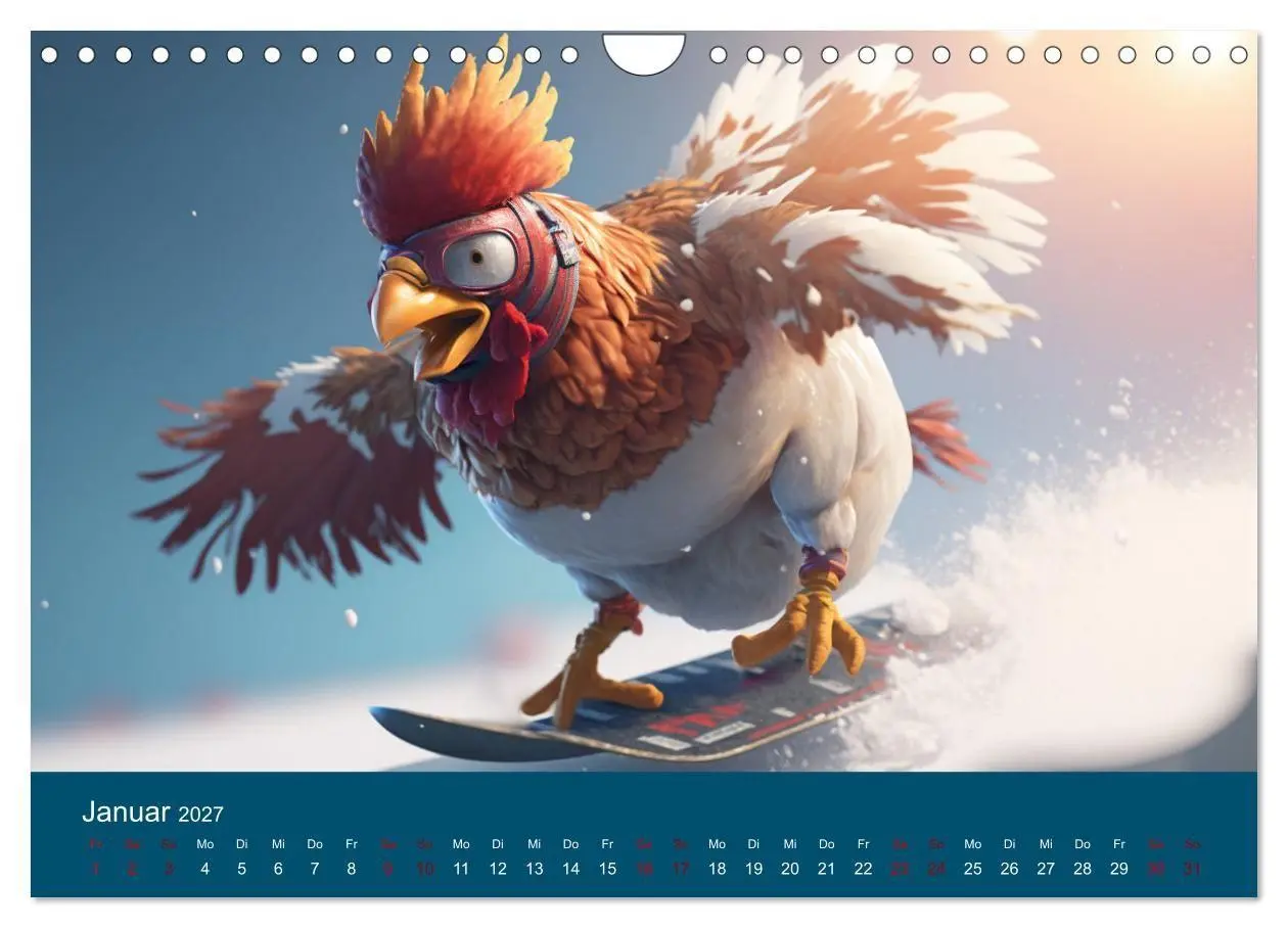 Bild: 9783569321274 | Hühner im Rampenlicht Ein Kalender voller tierischer Fotostars...
