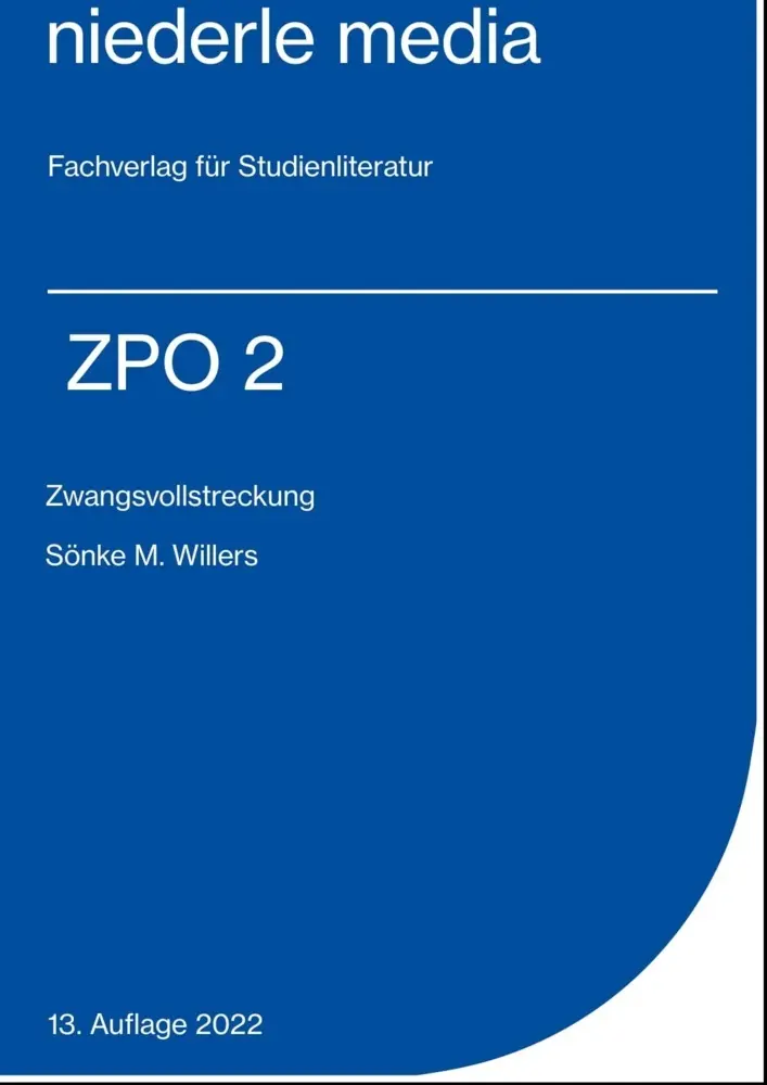 Cover: 9783867241274 | ZPO II. Zwangsvollstreckung | Sönke M. Willers | Taschenbuch | 96 S.