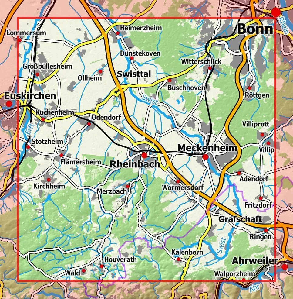 Bild: 9783960991274 | Eifelwandern 5 - Rheinbach, Meckenheim 1 : 25 000 | NaturNavi | 2 S.