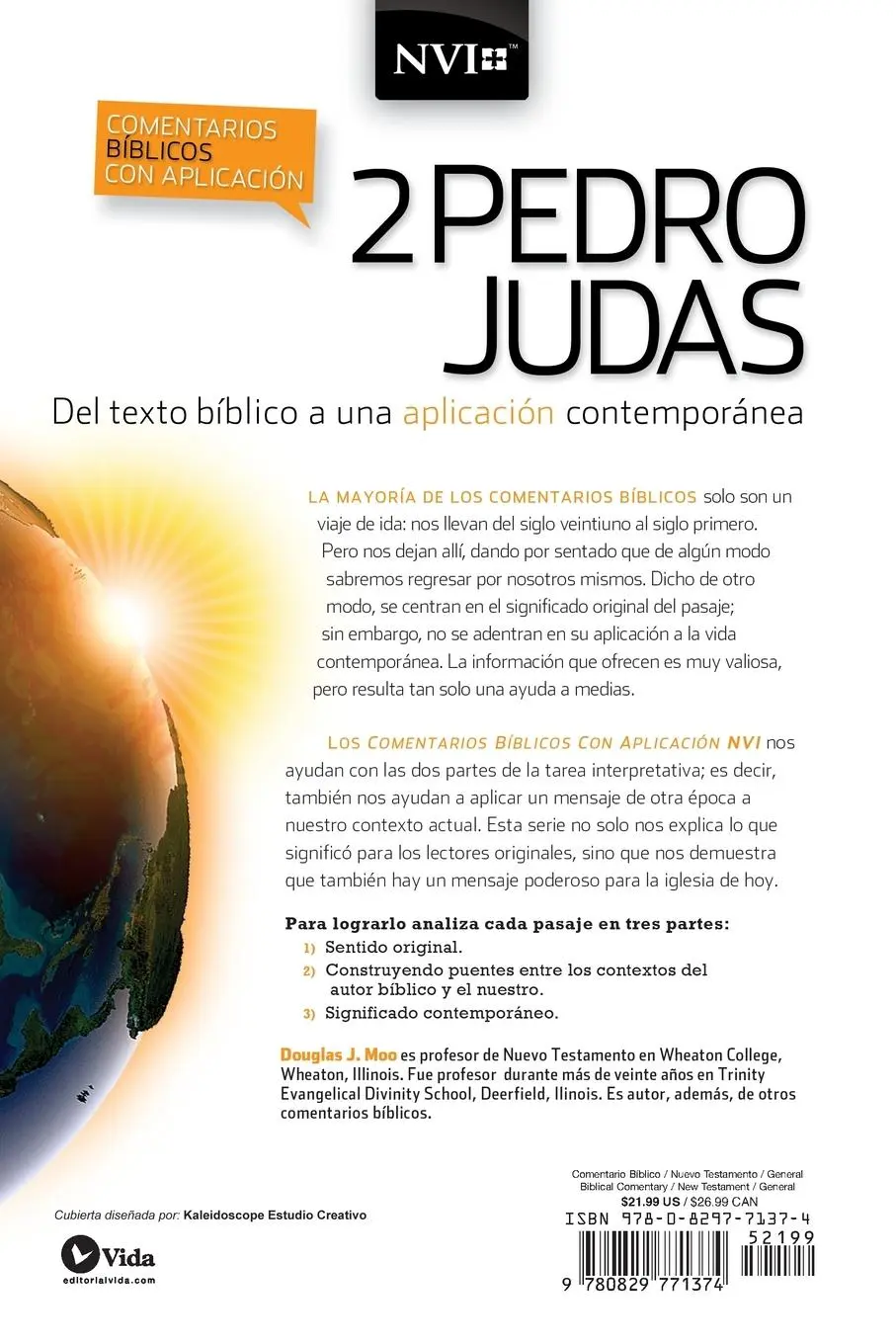 Rückseite: 9780829771374 | Comentario bíblico con aplicación NVI 2 Pedro y Judas | Zondervan