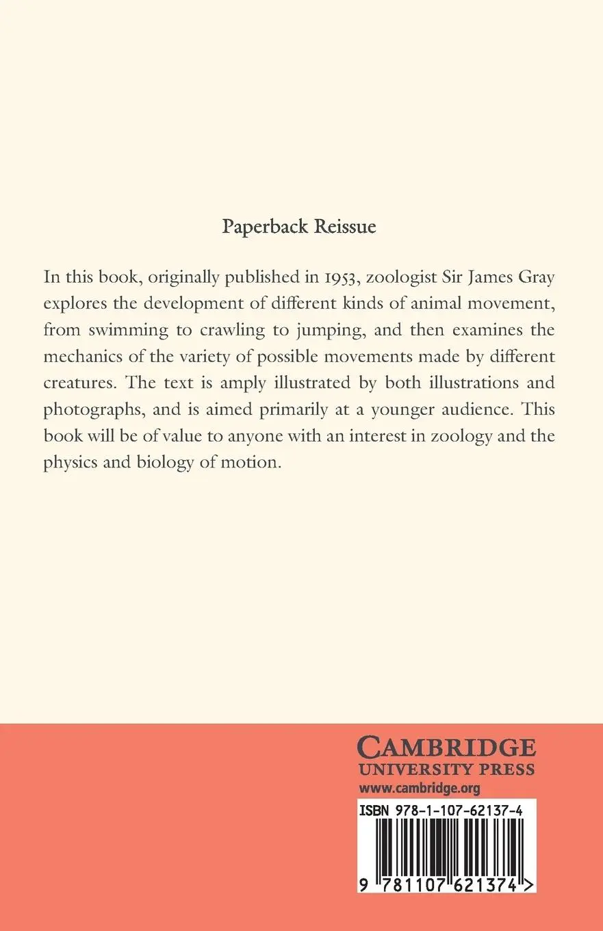 Rückseite: 9781107621374 | How Animals Move | James Gray | Taschenbuch | Kartoniert / Broschiert