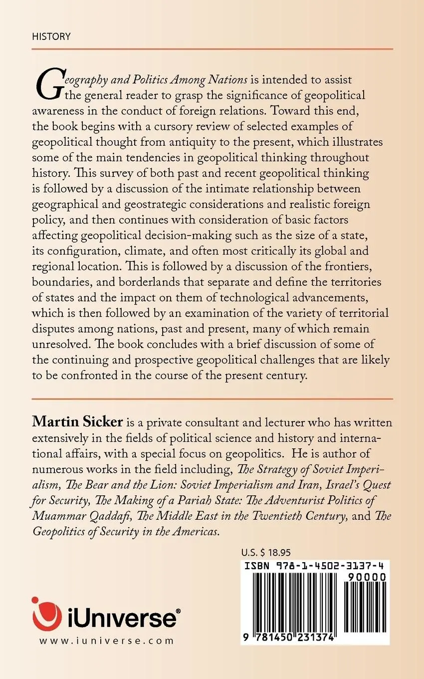 Rückseite: 9781450231374 | Geography and Politics Among Nations | An Introduction to Geopolitics