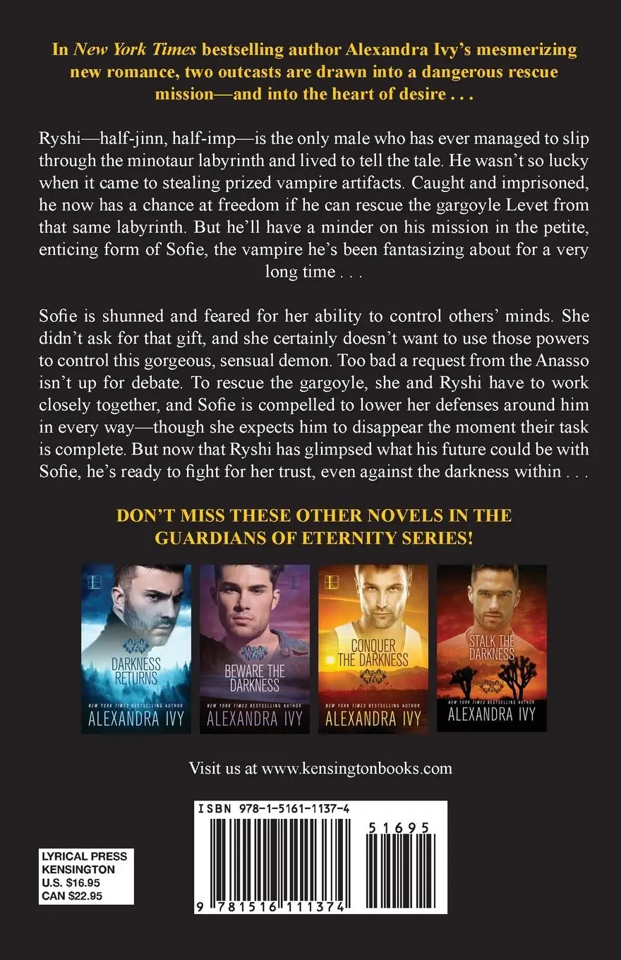 Rückseite: 9781516111374 | Sate The Darkness | Alexandra Ivy | Taschenbuch | Englisch | 2023