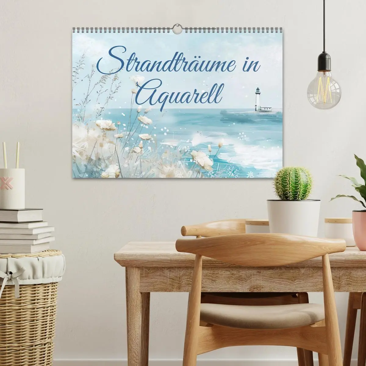 Bild: 9783457371374 | Strandträume in Aquarell (Wandkalender 2026 DIN A3 quer), CALVENDO...