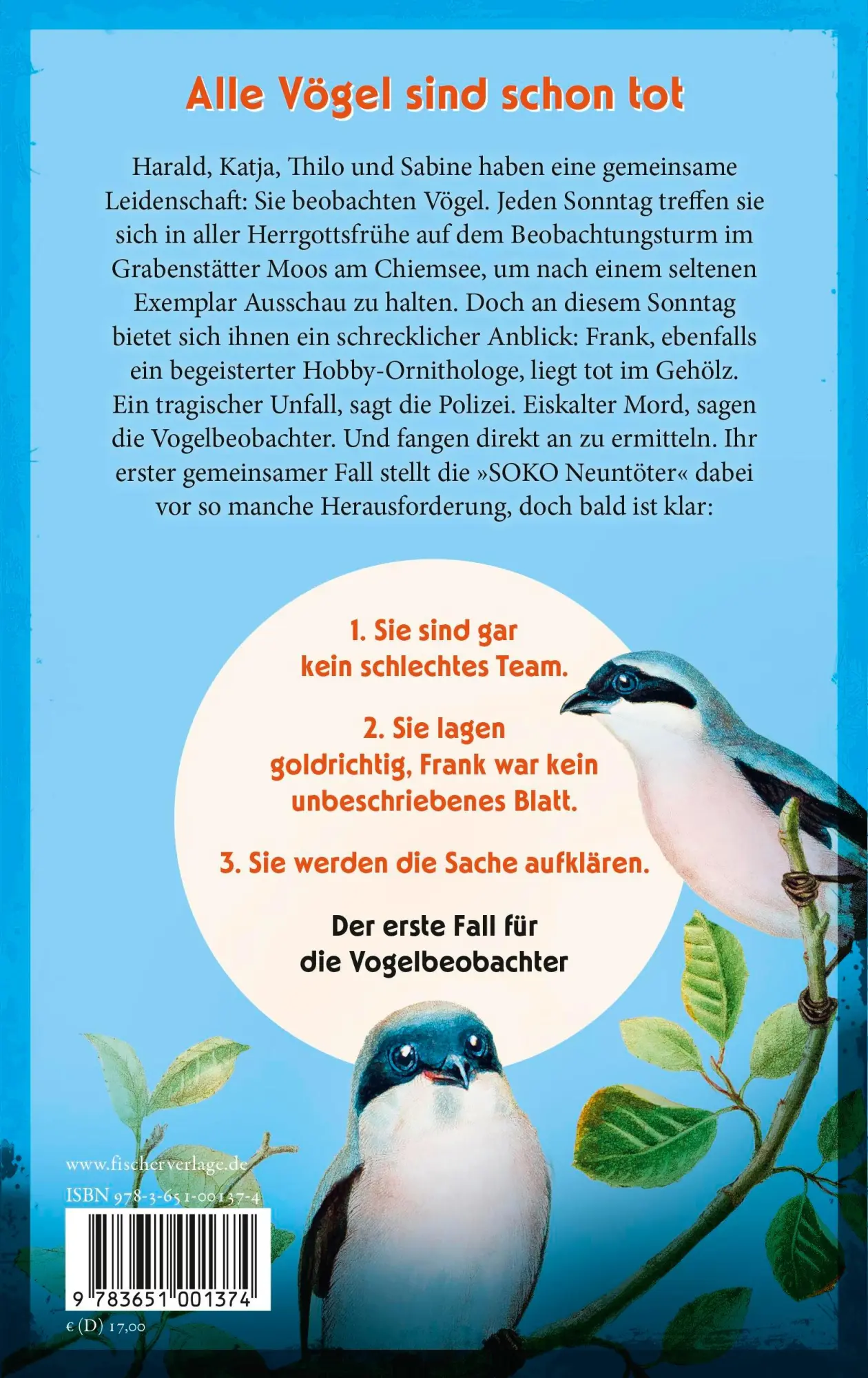 Rückseite: 9783651001374 | Schräge Vögel - SOKO Neuntöter | Anna Täuber | Taschenbuch | 368 S.