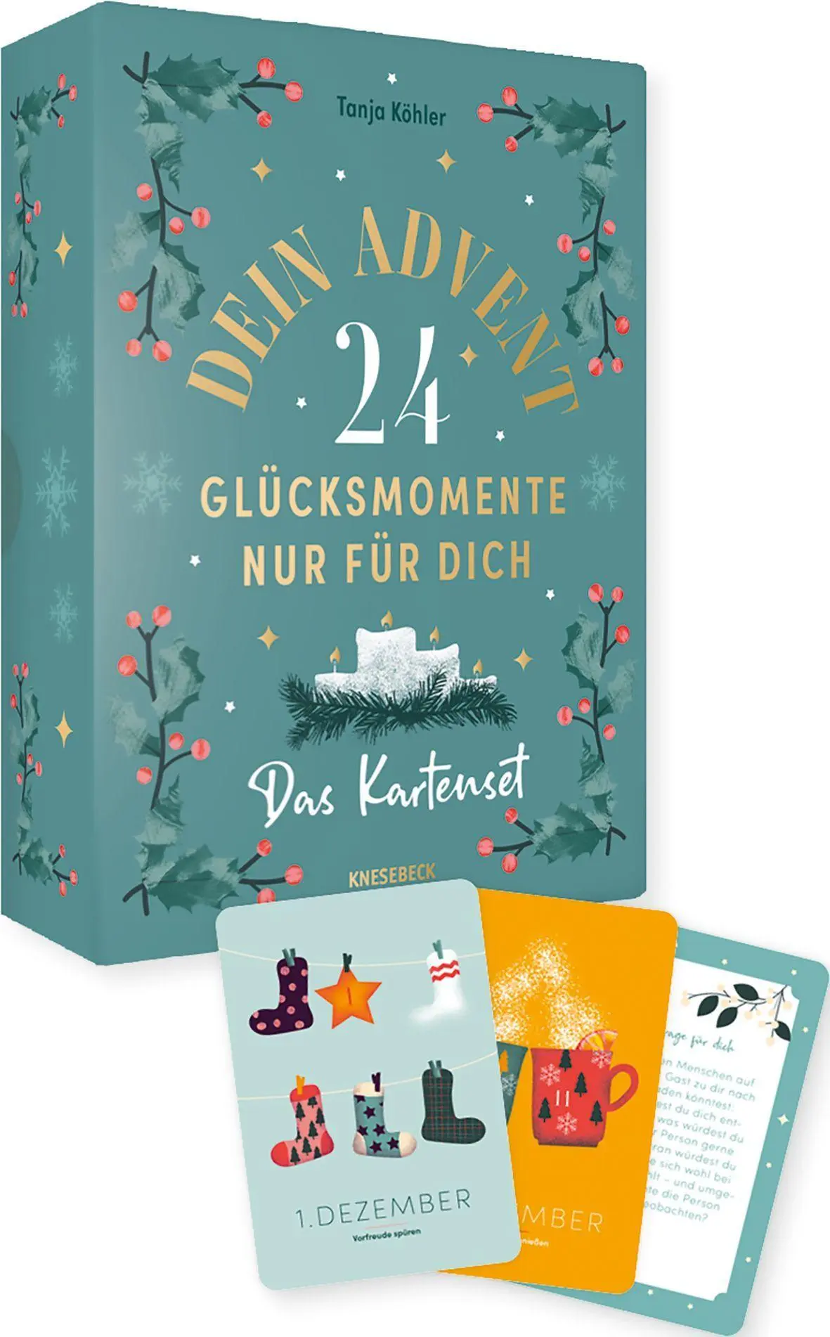 Cover: 9783989621374 | Dein Advent. 24 Glücksmomente nur für dich - Das Kartenset | Köhler