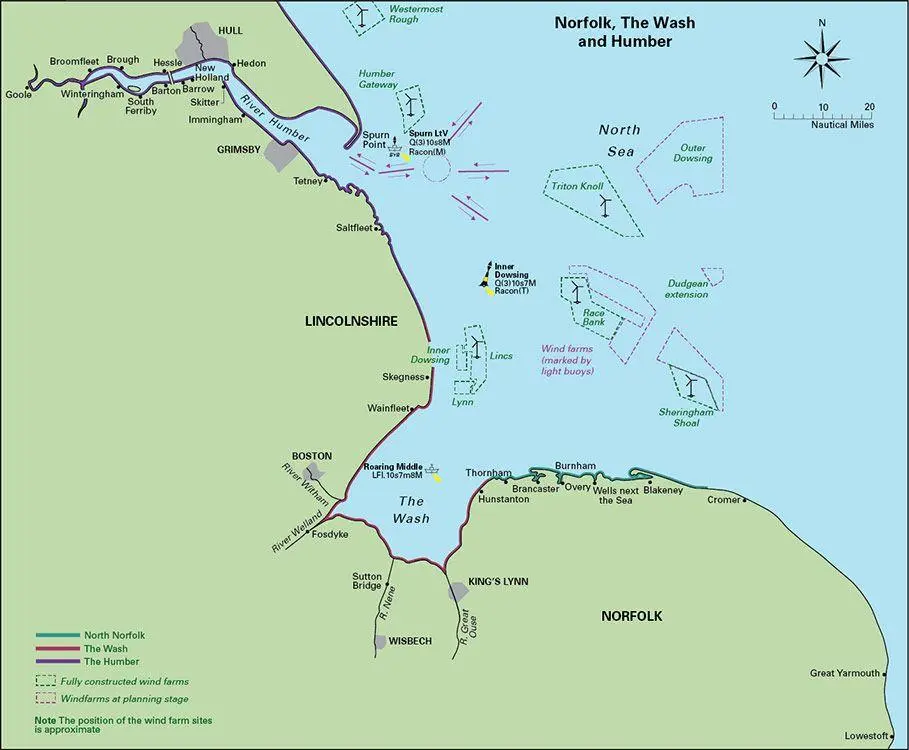 Bild: 9781786791474 | Norfolk, The Wash and Humber | Lowestoft to Spurn Head | Peter Harvey