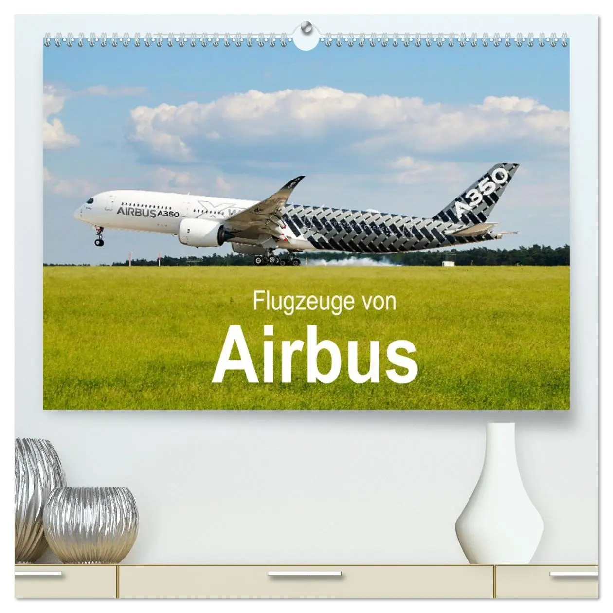 Cover: 9783457431474 | Flugzeuge von Airbus (hochwertiger Premium Wandkalender 2026 DIN A2...