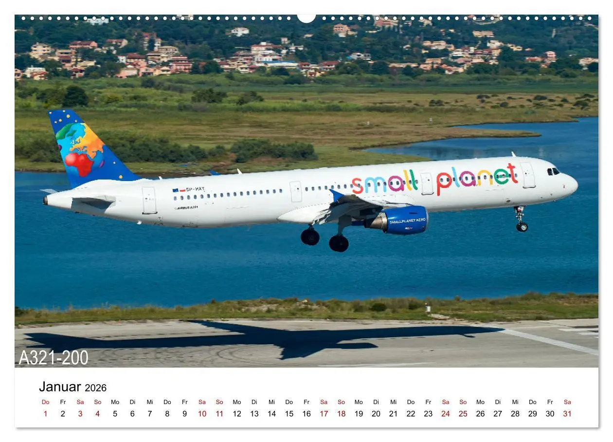 Bild: 9783457431474 | Flugzeuge von Airbus (hochwertiger Premium Wandkalender 2026 DIN A2...