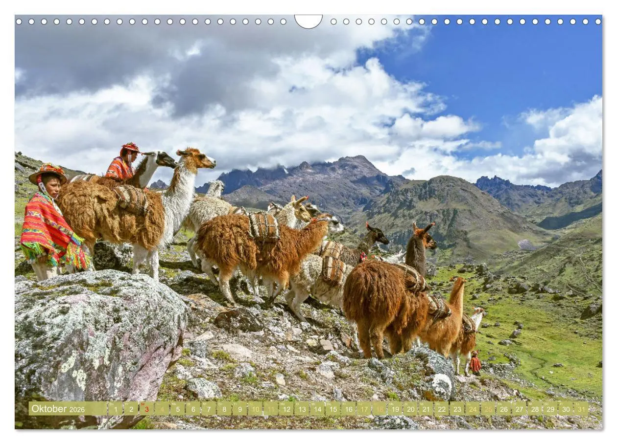 Bild: 9783457501474 | Peru: Natur mit Geschichte (Wandkalender 2026 DIN A3 quer),...
