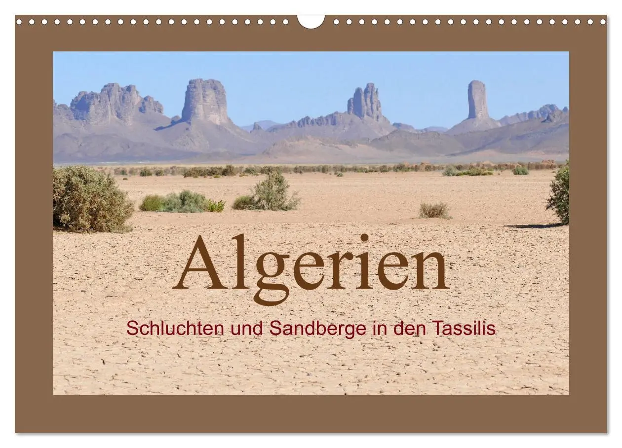 Cover: 9783457671474 | Algerien - Schluchten und Sandberge in den Tassilis (Wandkalender...