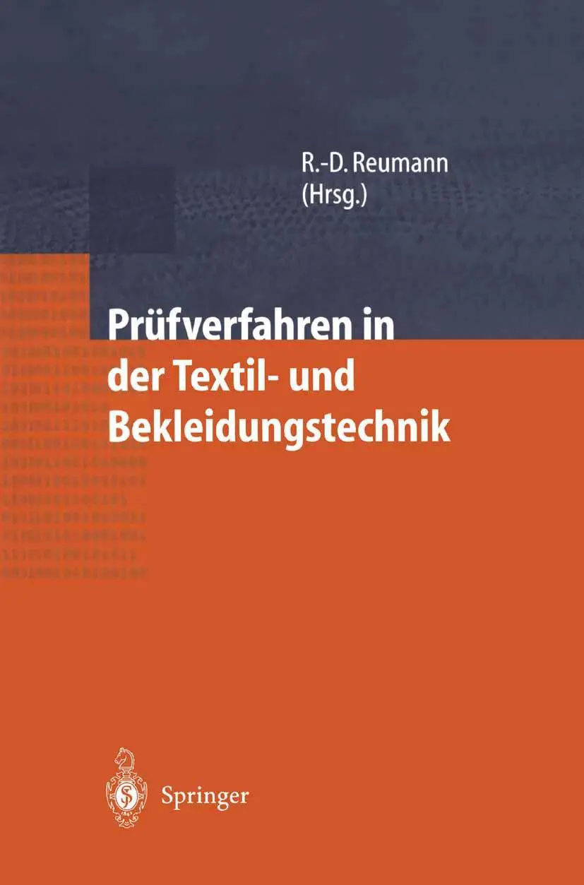 Cover: 9783540661474 | Prüfverfahren in der Textil- und Bekleidungstechnik | Reumann | Buch