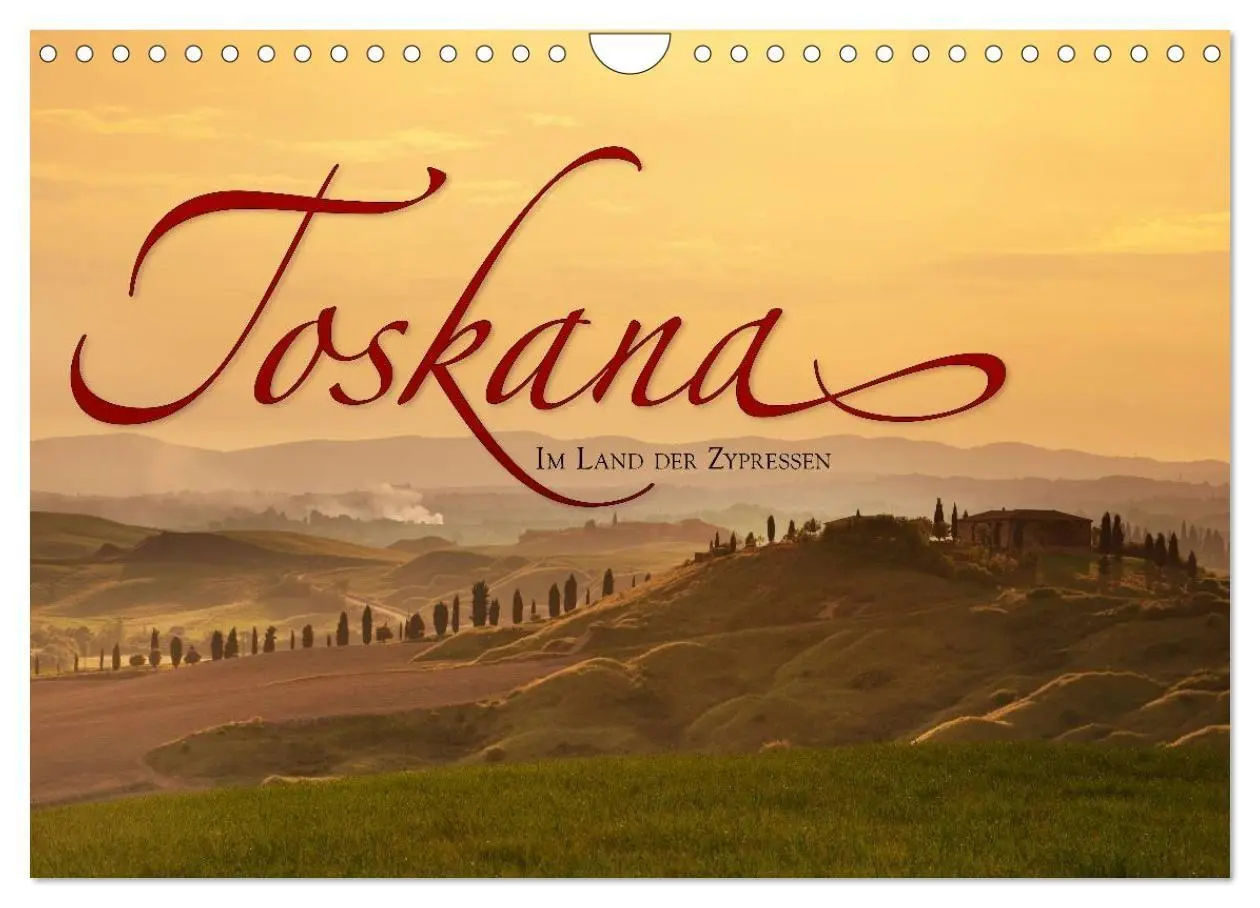 Cover: 9783594121474 | TOSKANA Im Land der Zypressen (Wandkalender 2027 DIN A4 quer),...