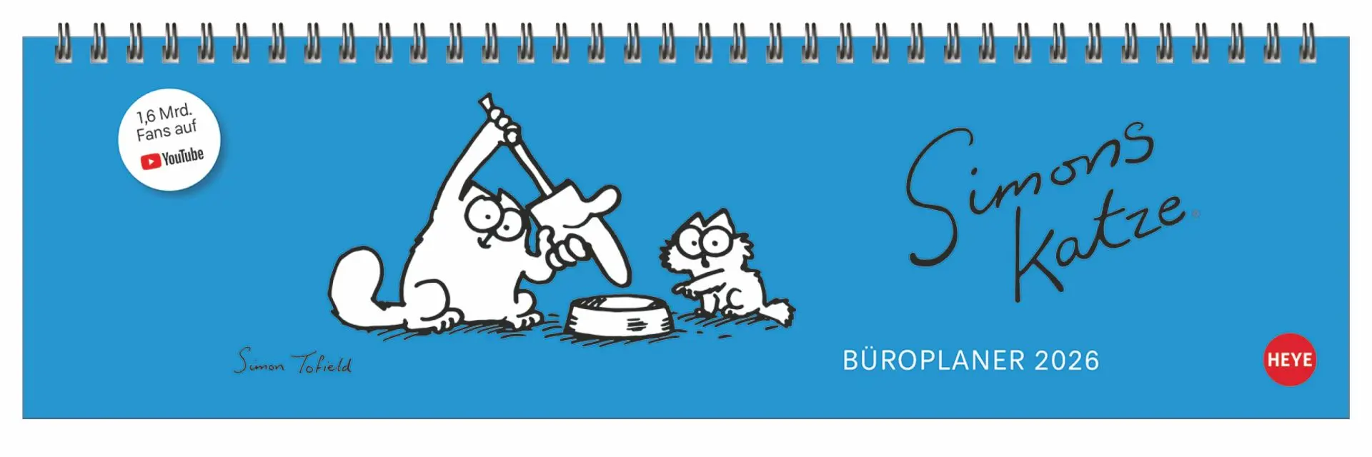 Cover: 9783756411474 | Simons Katze Büroplaner 2026 | Simon Tofield | Kalender | 112 S.
