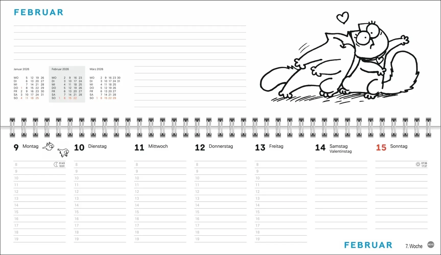 Bild: 9783756411474 | Simons Katze Büroplaner 2026 | Simon Tofield | Kalender | 112 S.
