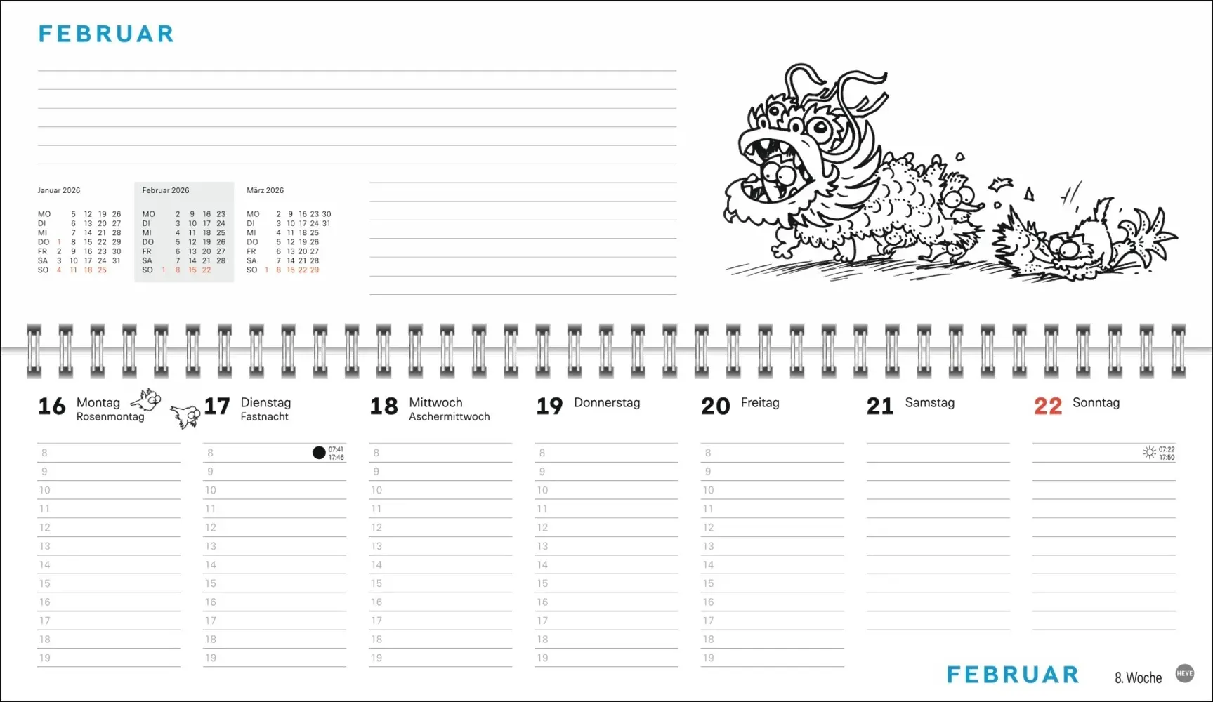 Bild: 9783756411474 | Simons Katze Büroplaner 2026 | Simon Tofield | Kalender | 112 S.