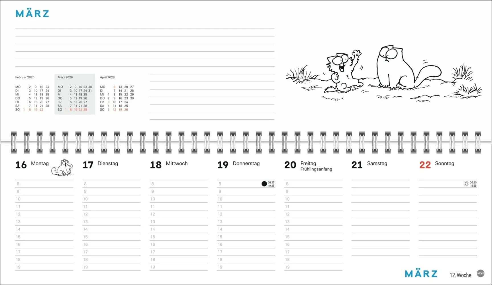 Bild: 9783756411474 | Simons Katze Büroplaner 2026 | Simon Tofield | Kalender | 112 S.