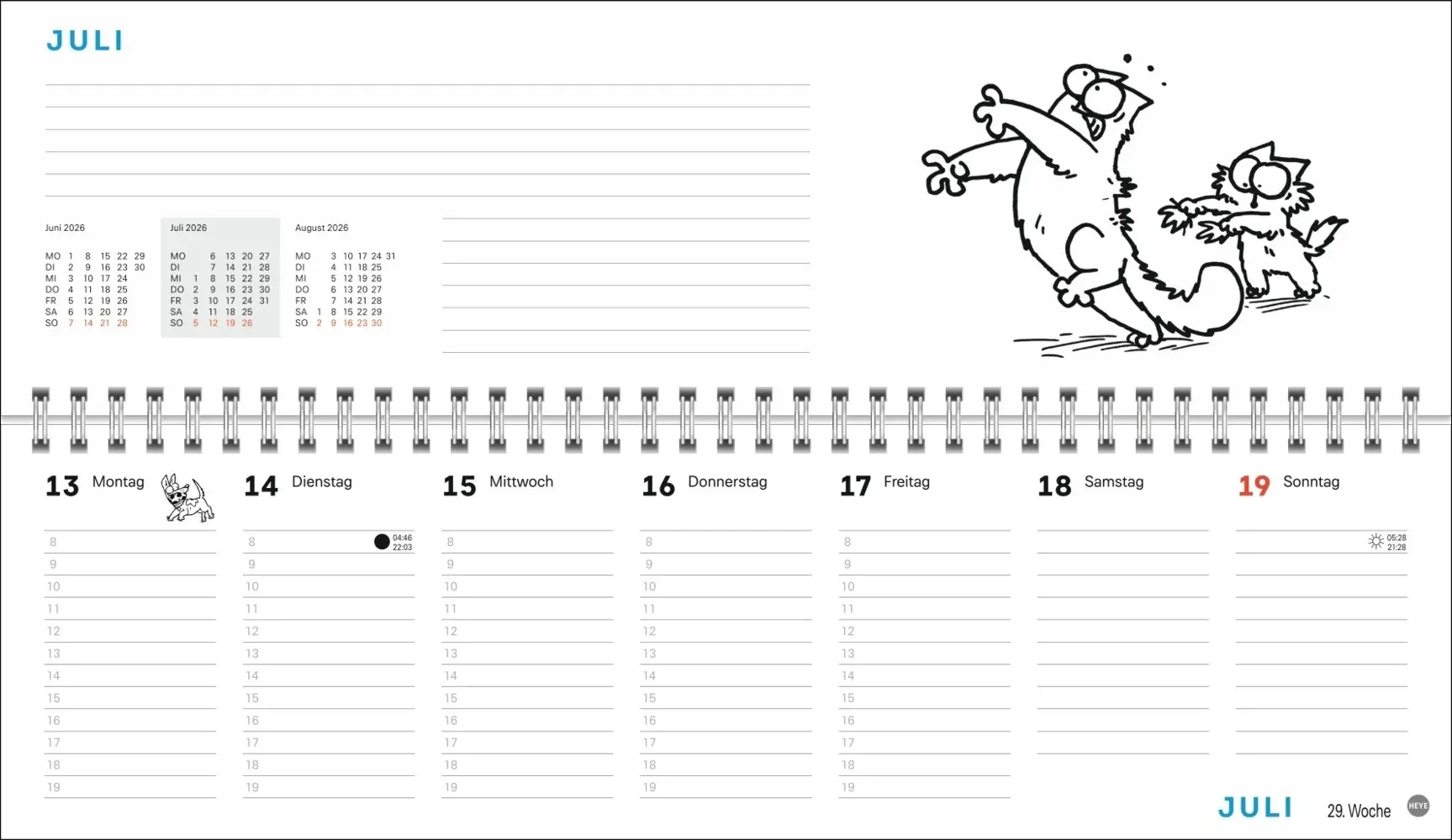 Bild: 9783756411474 | Simons Katze Büroplaner 2026 | Simon Tofield | Kalender | 112 S.