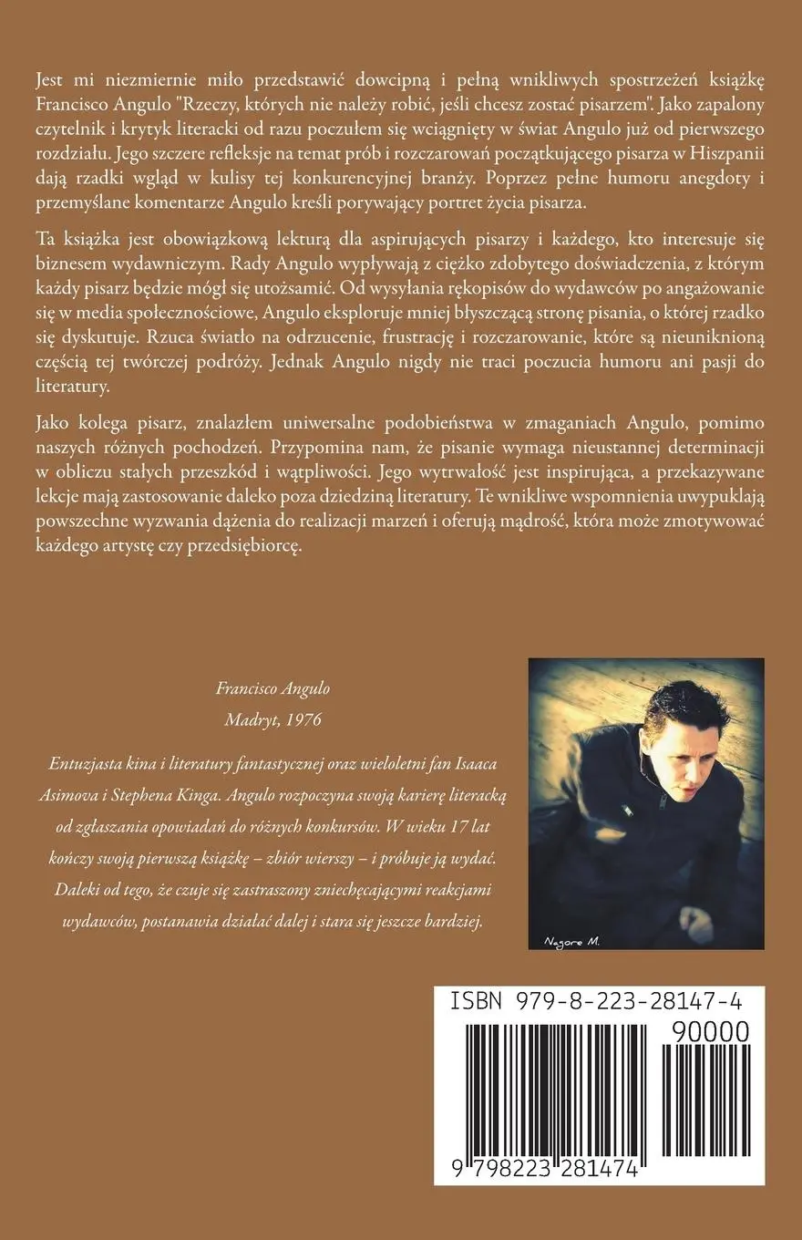Rückseite: 9798223281474 | Rzeczy, Których nie Nale¿y Robi¿, Je¿li Chcesz Zosta¿ Pisarzem | Buch