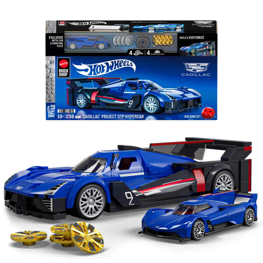 Cover: 194735331574 | Mattel Brick Shop HW SPEED SERIES CADILLAC | Offene Verpackung | JFR89