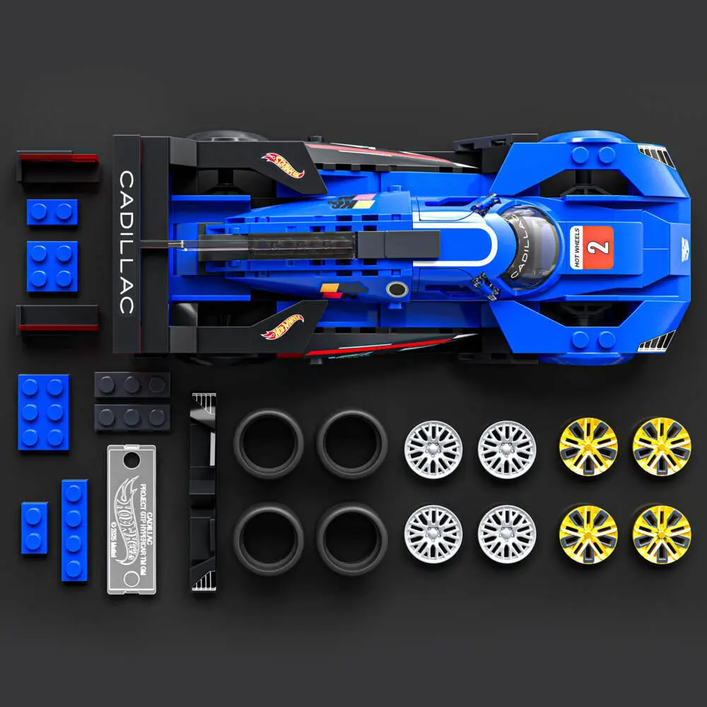 Bild: 194735331574 | Mattel Brick Shop HW SPEED SERIES CADILLAC | Offene Verpackung | JFR89