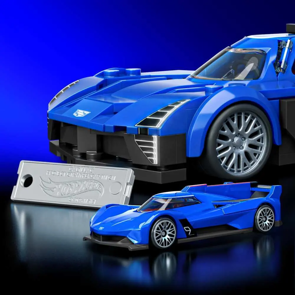 Bild: 194735331574 | Mattel Brick Shop HW SPEED SERIES CADILLAC | Offene Verpackung | JFR89