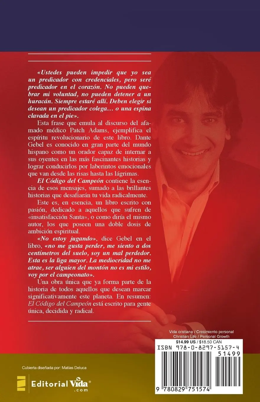 Rückseite: 9780829751574 | El código del campeón nueva edición | Dante Gebel | Taschenbuch | 2007
