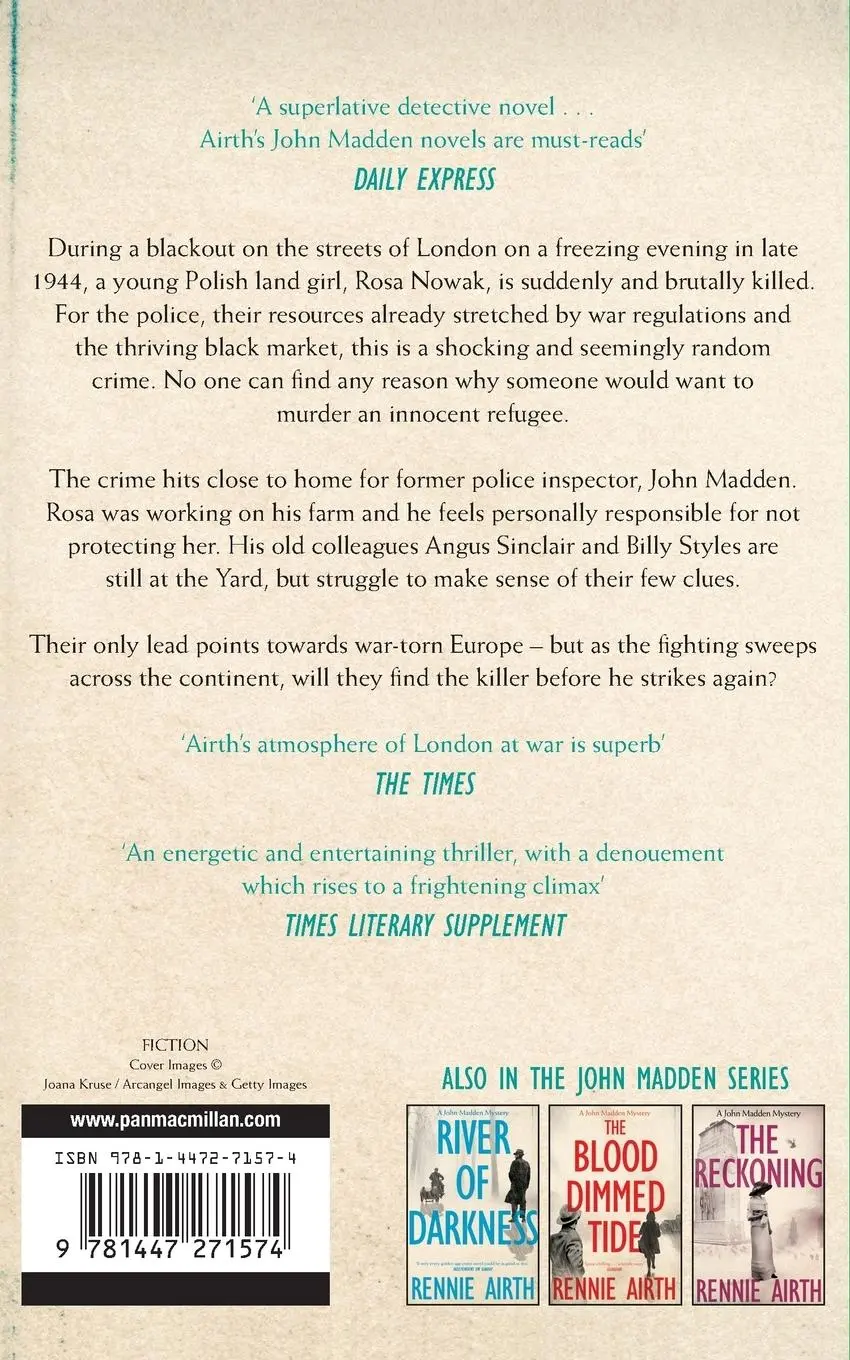 Rückseite: 9781447271574 | The Dead of Winter | Rennie Airth | Taschenbuch | Englisch | 2014