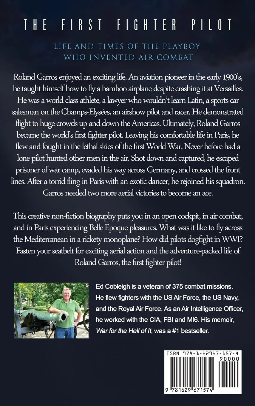 Rückseite: 9781629671574 | The First Fighter Pilot - Roland Garros | Ed Cobleigh | Buch | 2019