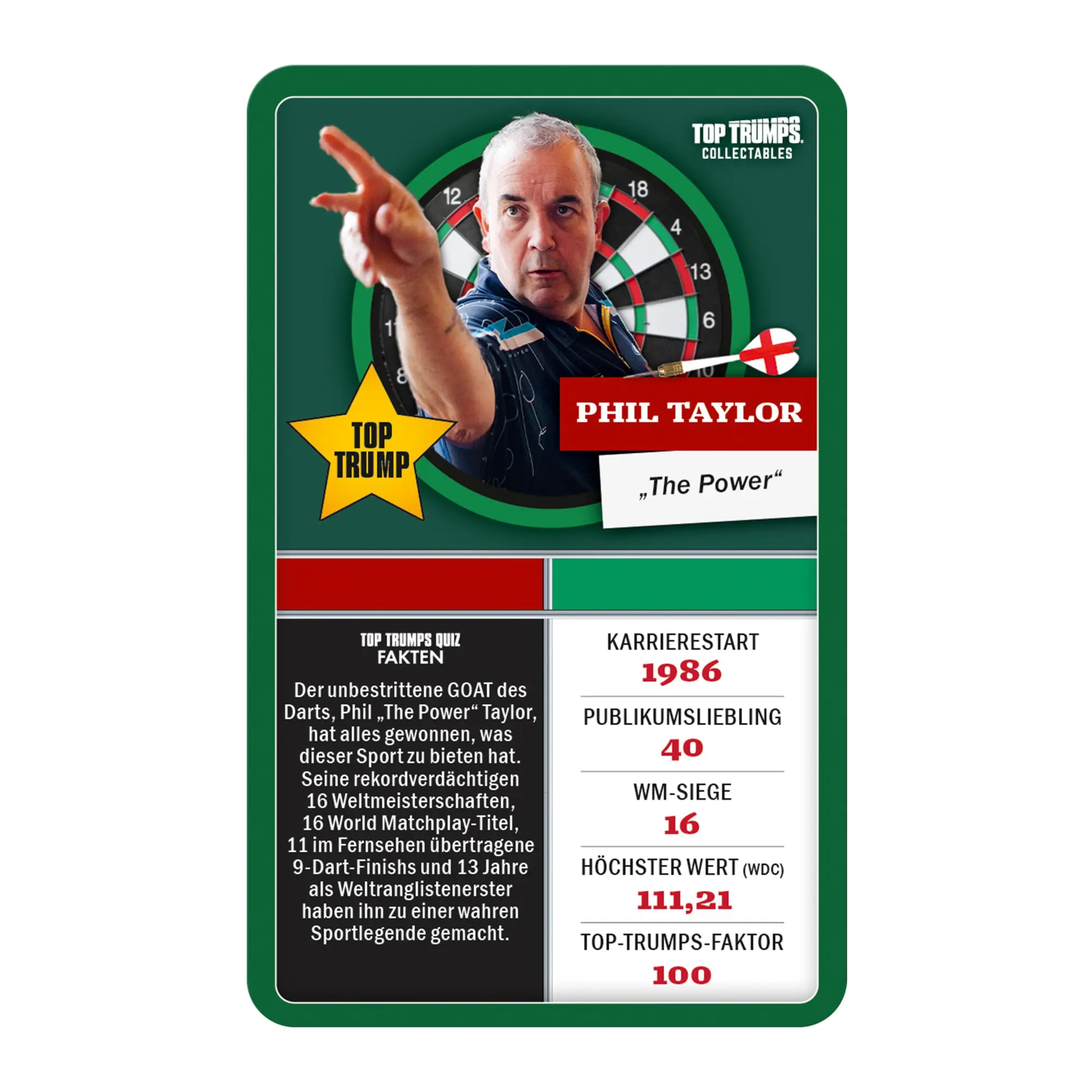 Bild: 5036905061674 | Top Trumps Collectables Darts | Spiel | Deutsch | 2025 | Winning Moves