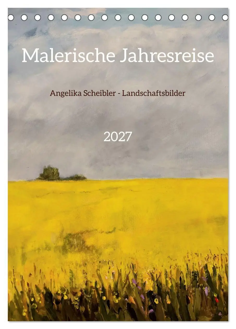 Cover: 9783569381674 | Malerische Jahresreise (Tischkalender 2027 DIN A5 hoch), CALVENDO...