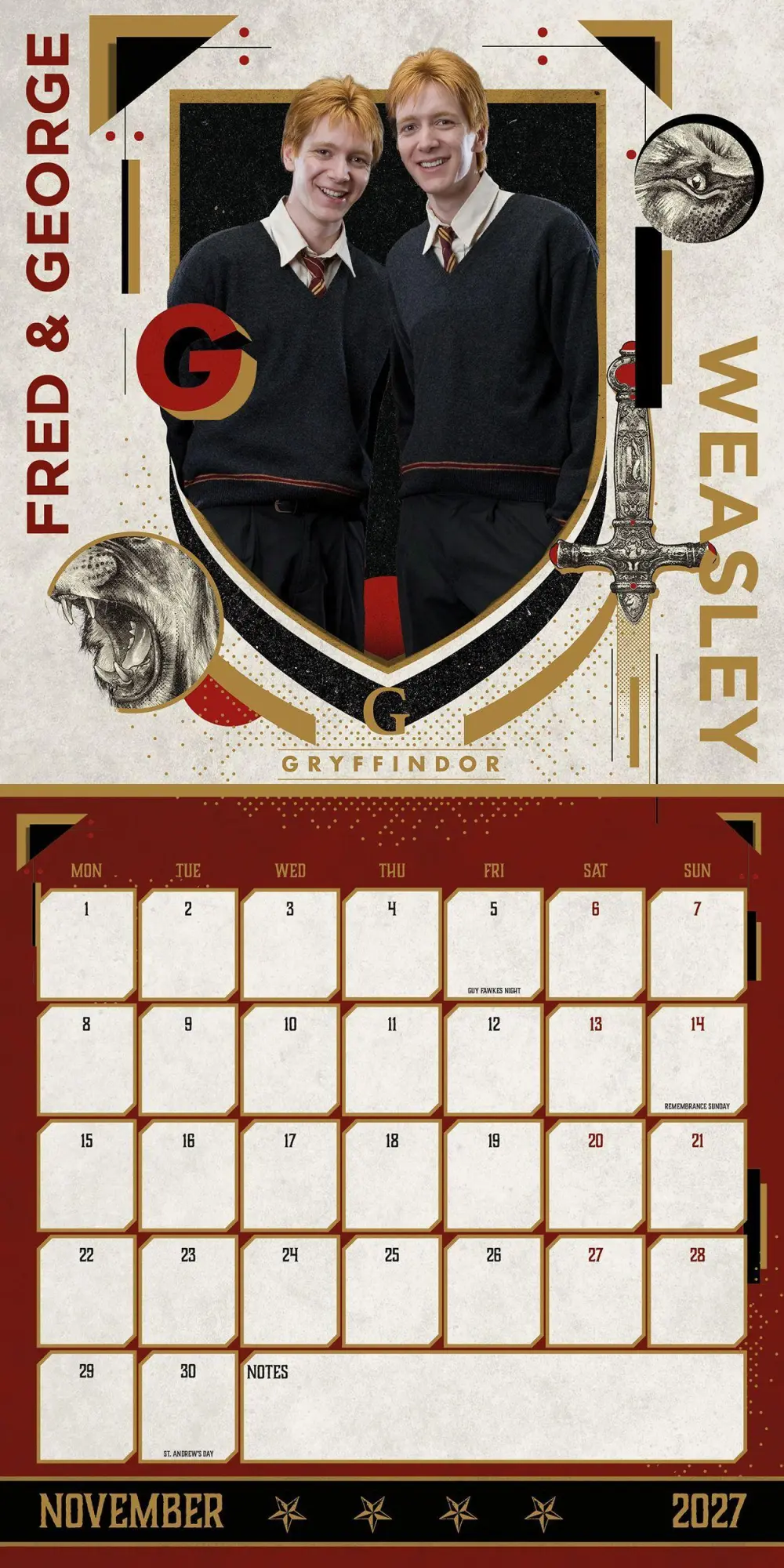 Bild: 9783803531674 | Harry Potter - Offizieller Kalender 2027 - Wandkalender | Ltd | 28 S.