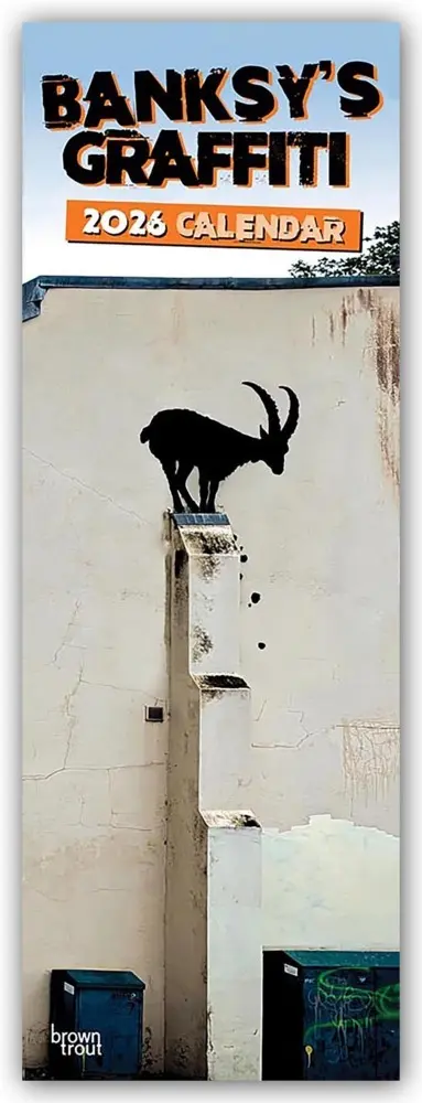 Cover: 9798330701674 | Banksy's Graffiti 2026 - Slimline-Kalender 2026 | Inc | Kalender
