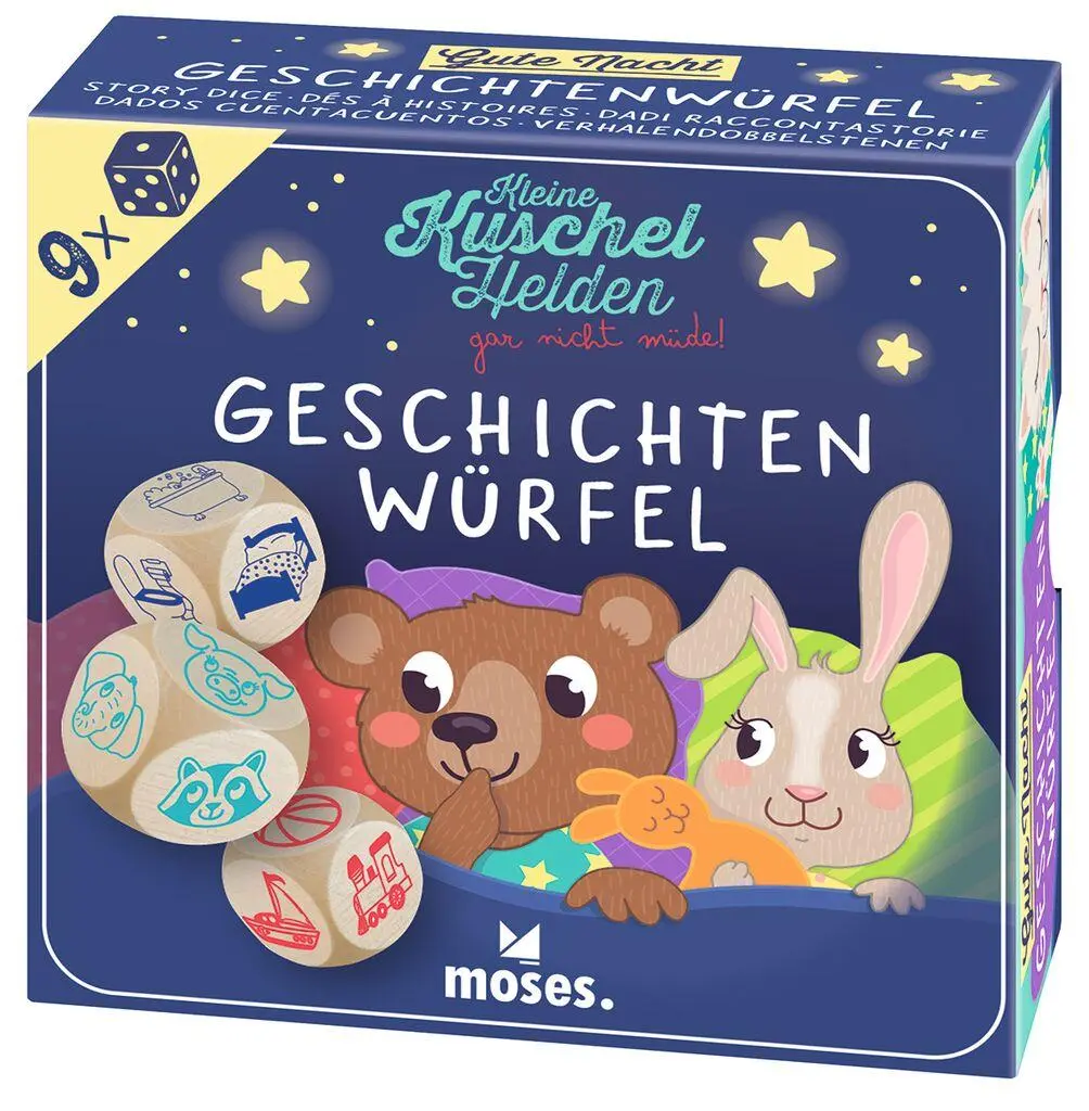 Cover: 4033477381774 | Kleine Kuschelhelden Geschichtenwürfel | Sandra Kretzmann | Spiel