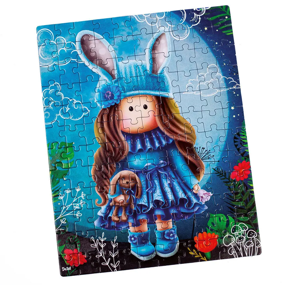 Bild: 5903858961774 | Puzzle Hübsche Puppe im Mondlicht DT100-02 | PL ES PT RU BY | Spiel