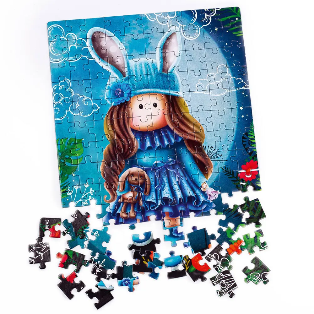 Bild: 5903858961774 | Puzzle Hübsche Puppe im Mondlicht DT100-02 | PL ES PT RU BY | Spiel