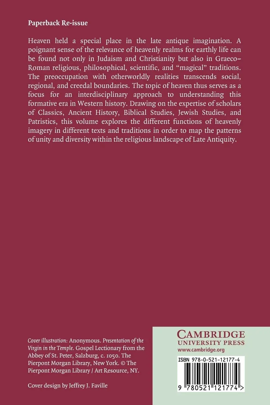 Rückseite: 9780521121774 | Heavenly Realms and Earthly Realities in Late Antique Religions | Buch